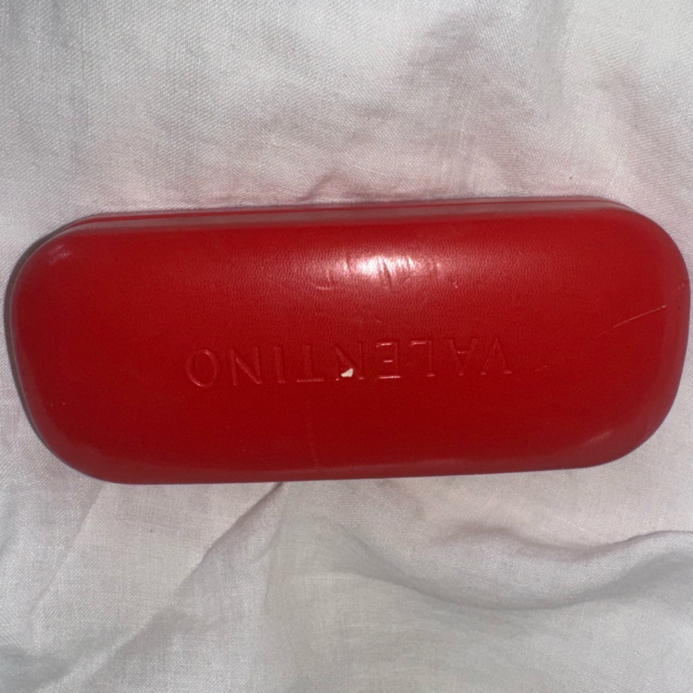 Vintage Valentino Bold Red Eyewear Sunglasses Case